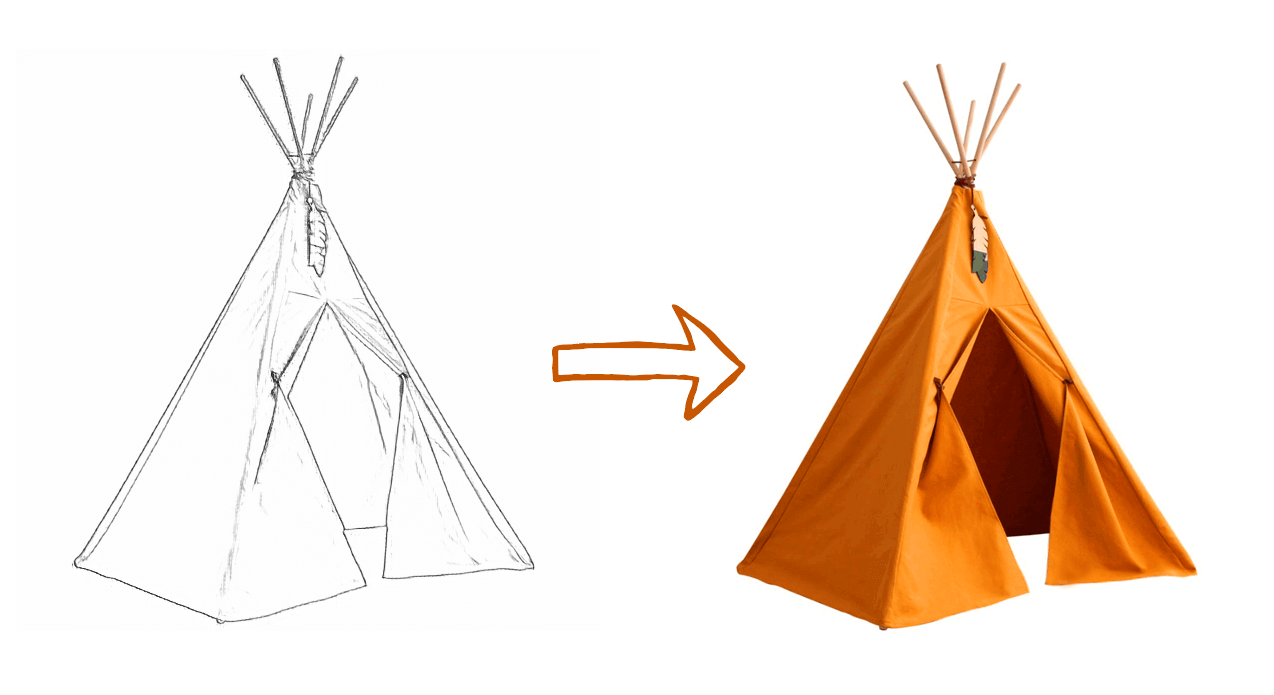 custom teepee tents
