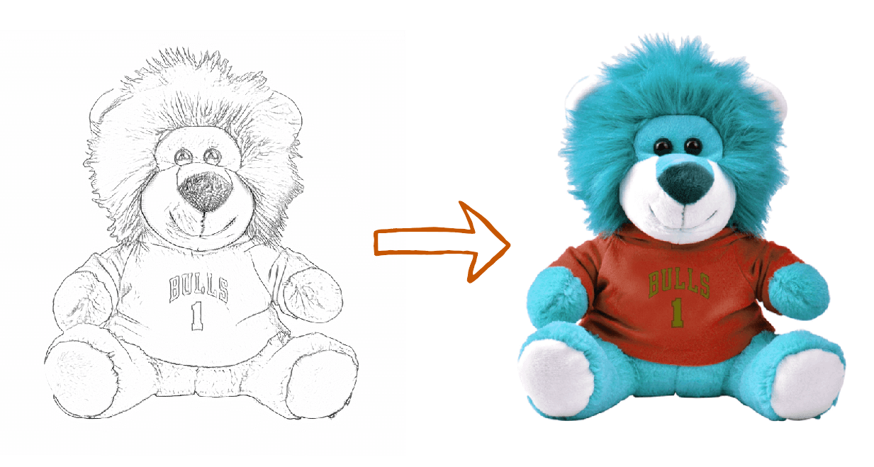 custom mascot stuffed animals