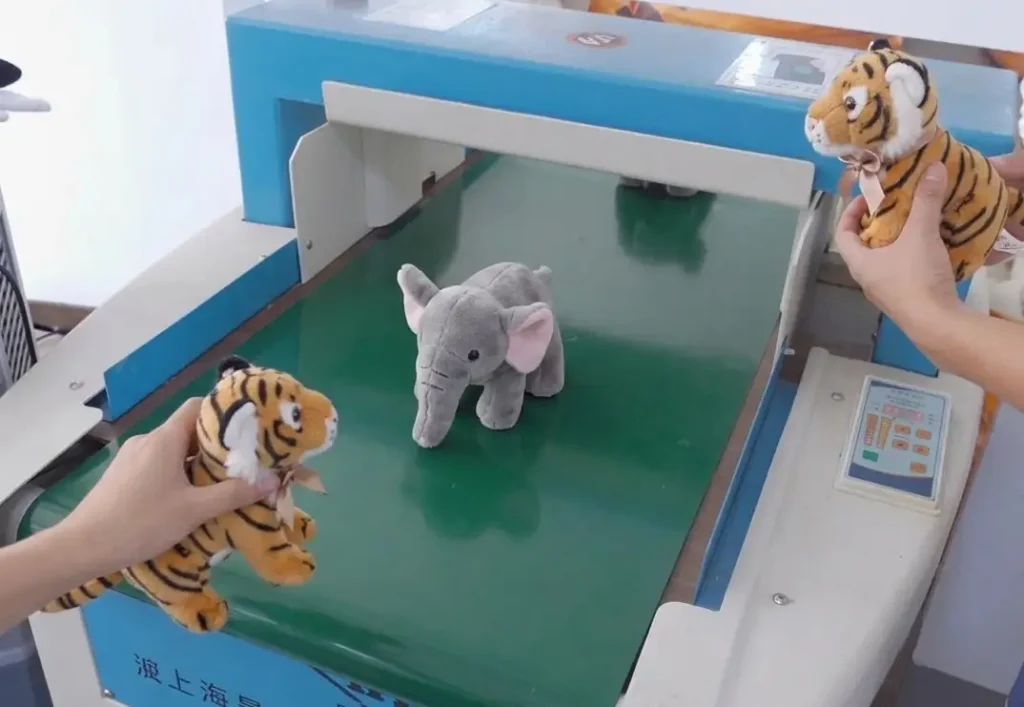 plush toy needle detection